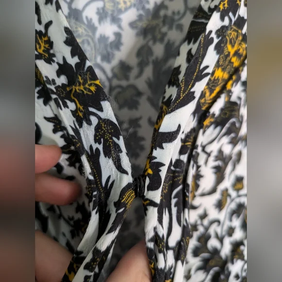 Sandro Dami Floral Mini Dress Size 36 - Picture 7 of 11